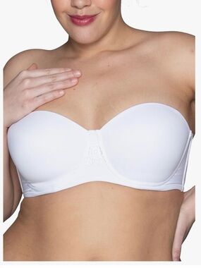 Vanity Fair Bra Women's 36DD Beauty Back Strapless No Slip 74380 Star White NEW